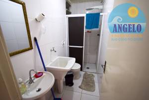 Apartamento com 1 dormitorio, frente mar em Peruíbe