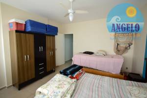 Apartamento com 1 dormitorio, frente mar em Peruíbe