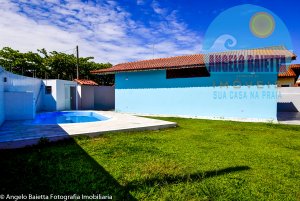 Casa terrea em 2 lotes, 3 dormitorios, Oásis, á 200 metros da praia