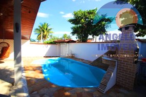 Casa lado praia com piscina, 4 dormitórios á venda no bairro Oásis em Peruíbe